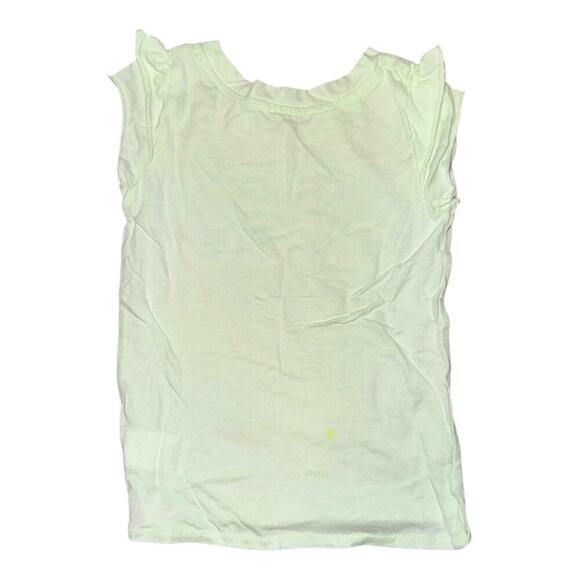 La Vie Jet Setter Lime Green Cap Sleeve Miss Coco Tee Shirt Toddler Girl Size 3T - Picture 2 of 4